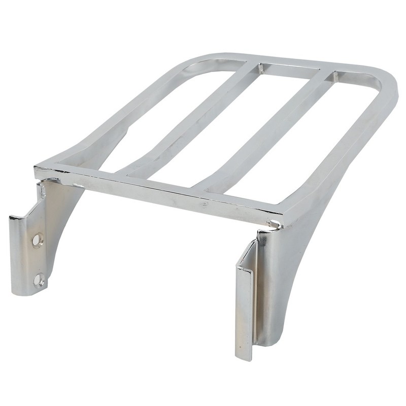 TCT-MT Motorcycle Chrome Sissy Bar Backrest Luggage Rack Rear Carrier