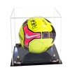 Better Display Cases Clear Acrylic Soccer Ball Display Case with