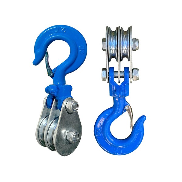 WANMEIZI 2 Ton Snatch Block with 360 Degree Swivel Hook