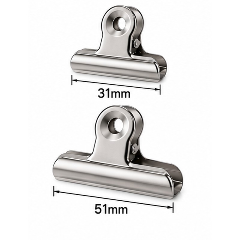 Reusable Metal Bag Clips for Food Storage – 6-Piece Strong