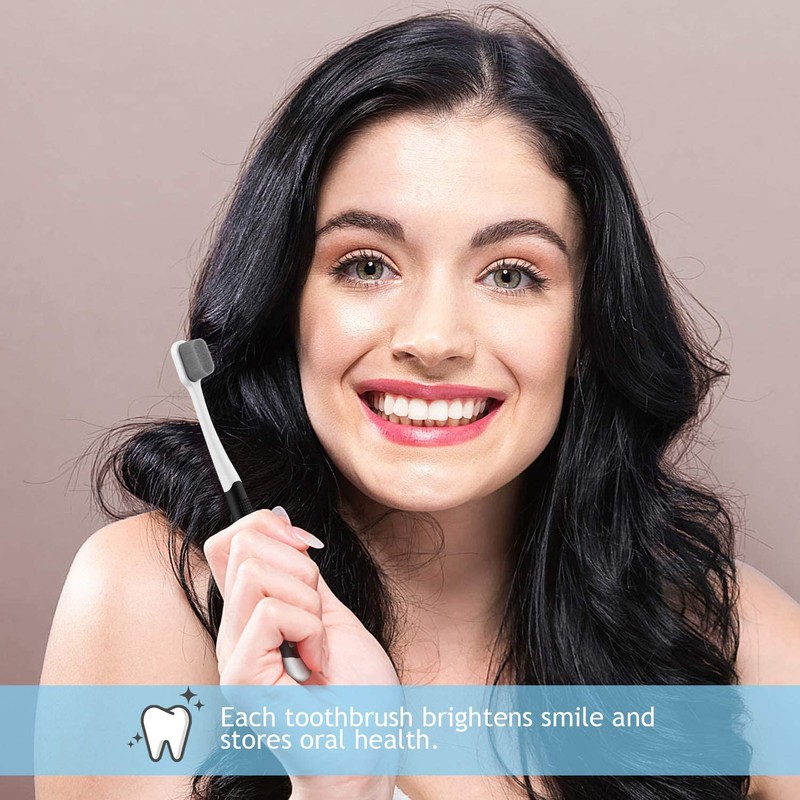 OB rush Ultra Soft Toothbrush for Sensitive Gums, 20k Nano