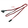zalati Power Supply Switch Cable Power on/Off Push Button Connector