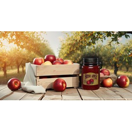 McCall’s Candles | Fresh Apple | 26 oz Scented Candle | USA-Poured | Vintage Rustic Jar with Carrying Handle | Crisp Macintosh Apple Fragrance