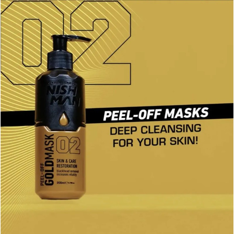 Mascarilla Gold Nishman Peel - Off Anti Acné Puntos Negros