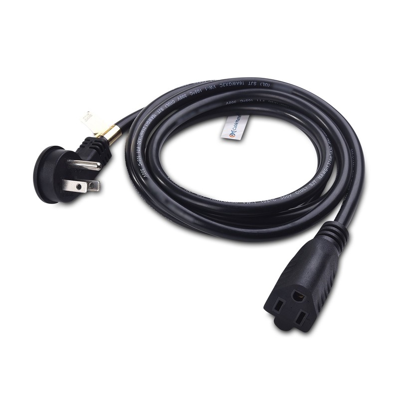 Cable Matters Paquete de 2 Cables de extensión de Enchufe