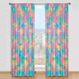 Elefantito Cortinas Pastel 2 Paneles De 1.30 X 2.20 Staining