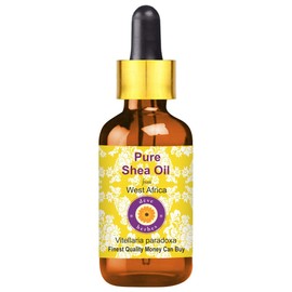 Deve Herbes Pure Shea Oil (Vitellaria paradoxa) with Glass Dropper 50ml (1.69 oz)