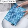 Dish Drying Mat Super Absorbent Drying Mat Large Dish Drying
