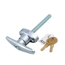 Ideal Door Overhead Garage Door Side-Keyed T-Handle Lock