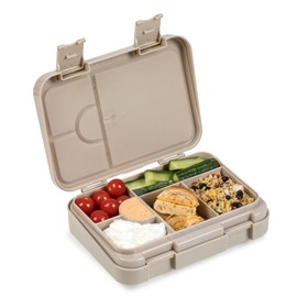 nouka Design Chill Bento Lunch Box | Easy to Open Latches | Spill Proof Design | 6-Compartment Removable Tray | Ice Cream