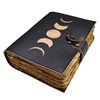 Moon eclipse leather journal handmade vintage paper journal book of