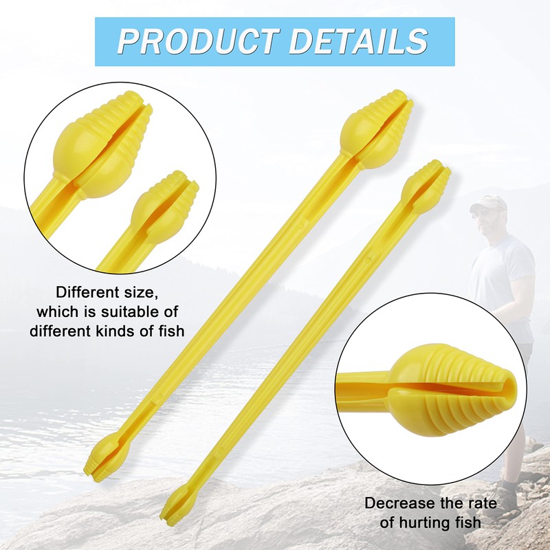 Portable Fishing Unhooking Disgorger 6pcs Plastic Fish Hook Remover Extractor