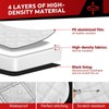 BOYISEN RV Windshield Sunshade Cover, RV Front Window Cover Compatible