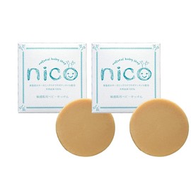 Nico Soap (Set of 2), Nico Soap, Foam, Additive-free, Body Soap, Moisturizing, Baby Soap