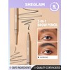SHEGLAM 2 in 1 Eyebrow Pencil - Espresso Waterproof