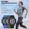 AVTREK Waterproof Pedometer Watch Step Counter for Walking No APP/Bluetooth