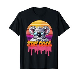 Stay Cool Koala Shirt | Vintage Sunset Retro Cute Koala Bear T-Shirt