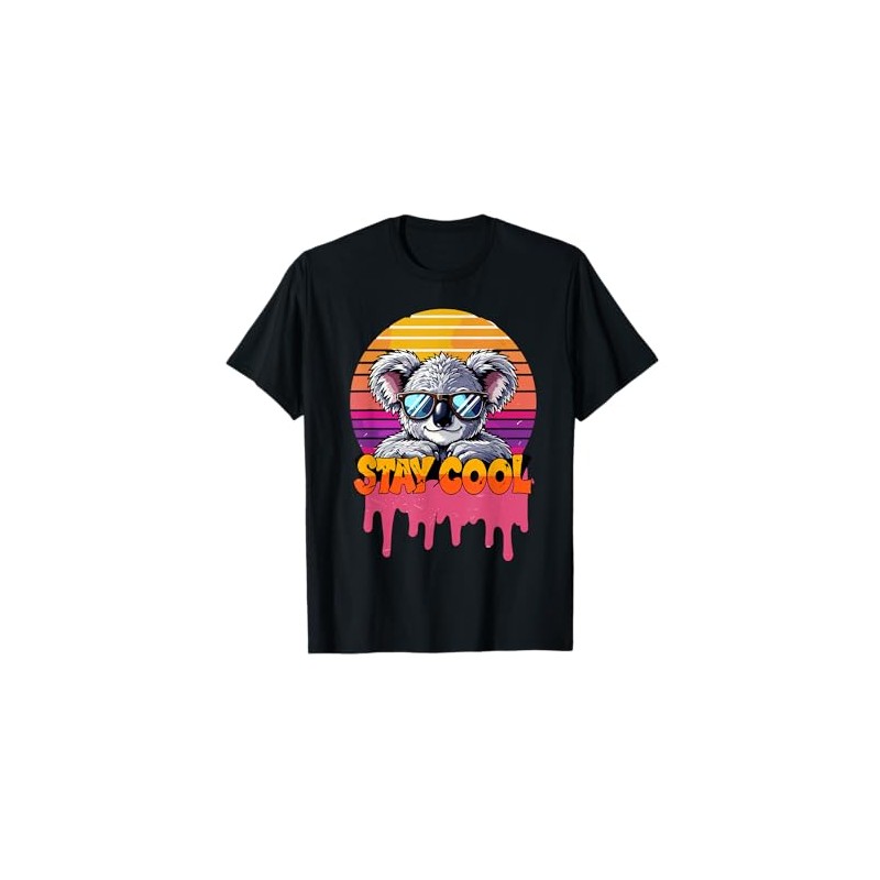 Stay Cool Koala Shirt | Vintage Sunset Retro Cute Koala