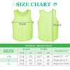 TopTie 12-Pack Scrimmage Vests, Kids & Adult Practice Jerseys, Breathable