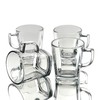 PRIMA Set/4 10 oz Square Glass Mug