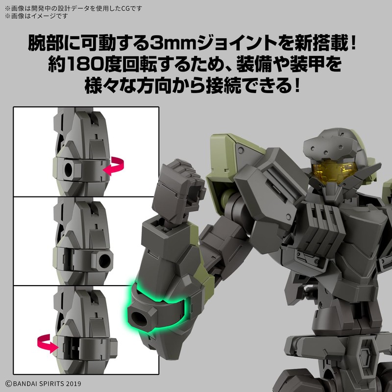 Bandai Spirits 30MM eEXM-40 Ignite 02 1/144 Scale Color-Coded Plastic