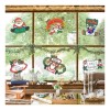 Jands Distribution Pegatinas Gel Para Ventanas Grandes 21cm Adornos Navidad
