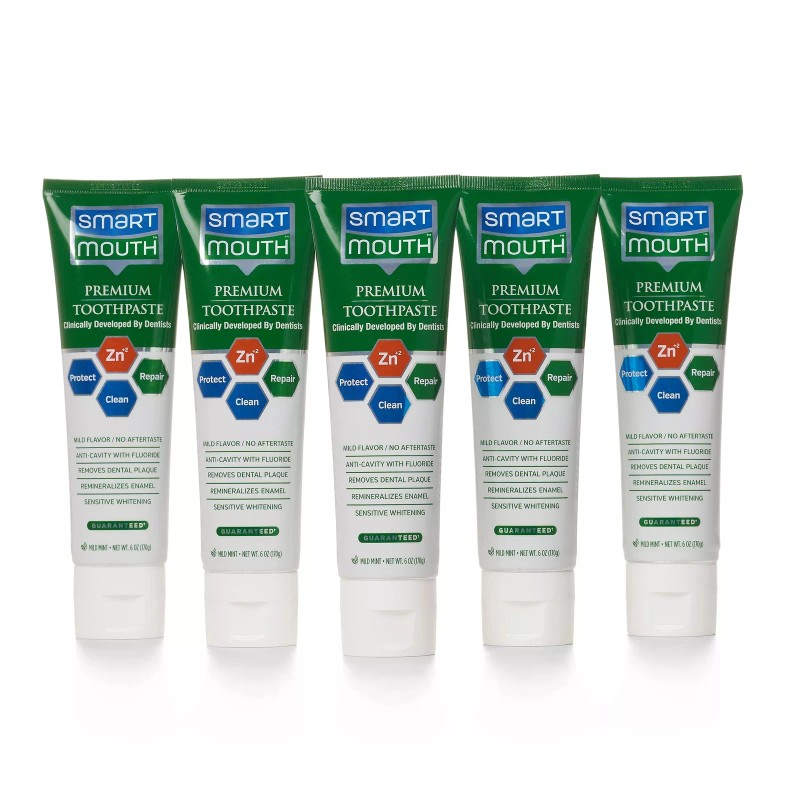 SmartMouth Smart Mouth Whitening Toothpaste with Fluoride Clean Mint 6