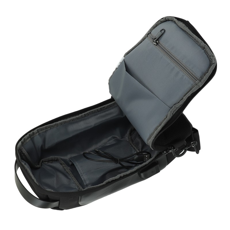 Sling Backpack USB Prevents Theft Waterproof Chest Shoulder Bags for