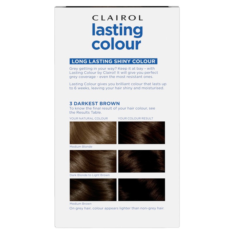 Clairol Lasting Colour Permanent Hair Dye | Perfect Grey Coverage