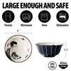 BICETTO Ramen Bowl Set 45oz, 8inch, Japanese Ukiyo-e Design -