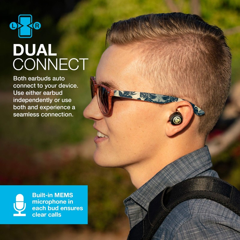 Jlab 812887018647 Audifonos Bluetooth Modelo Jbuds Air Icon Color Negro