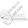Ever Ready First Aid Plastic 8” Goniometer 360 Degree ISOM