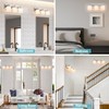 BrkNit 3 Light Modern Bathroom Light Fixtures Over Mirror, Chrome