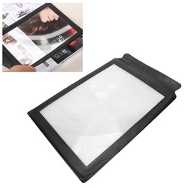 A4 Magnifier Full Page Reading Large Sheet Magnifying Glass Reading Aid for Books Menus Newspapers for Reading Small Fonts, Low Vision Seniors, Macular Degene