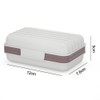 Travel Soap Box with Removable Drainer and Lid, 2 Layers