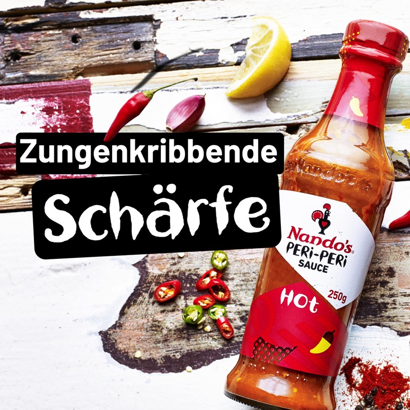 Nando's Hot Peri-peri Sauce 250ml