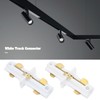 VGOL 4pcs White 120V H Series Single Circuit 3-Wire Track