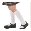 12 pares calceta escolar para niña de 3 a 18