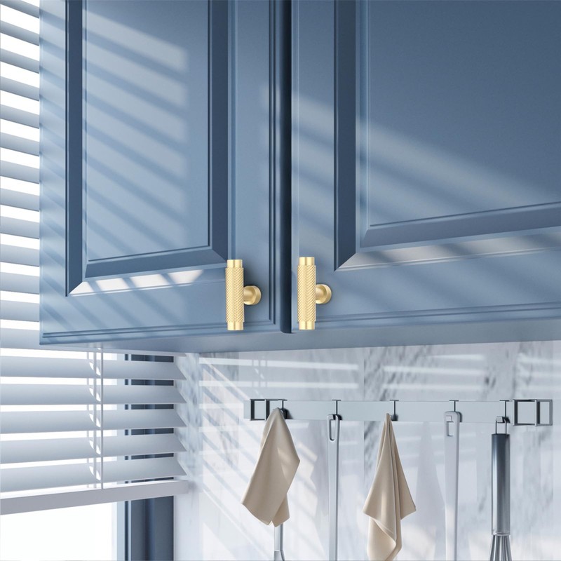 Amerdeco 10 Pack 1.3 Inch(32MM) Kitchen Cabinet Knobs Dresser Knobs