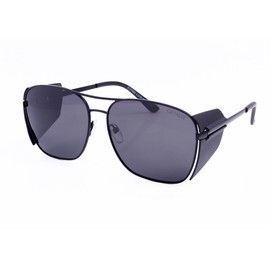 Enrique Cavaldi® Shades Men`s Drivers Retro Polarised Sunglasses Side Shields Grey Anti-Glare Lenses
