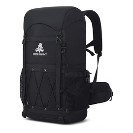 Bseash 40L Waterproof Hiking Backpack with Rain Cover, Outdoor Sport Travel Bag Daypack for Camping Climbing Cycling Skiing (Black)