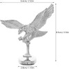 3D Eagle Hood Ornament Car Hood Ornament for Universal Vehicle