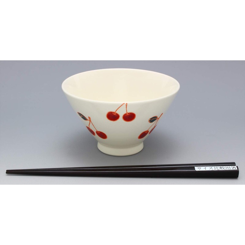 Hasamiyaki Kikujo Kiln Fruit Rice Bowl Cherry