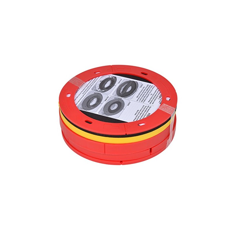 OATEY 43400 Set-Rite Toilet Flange Extension Kit, 1/4"-1-5/8", Red, Yellow
