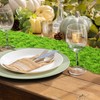 Zeyune 2 Pcs 12'' x 71'' Fake Moss Table Runner