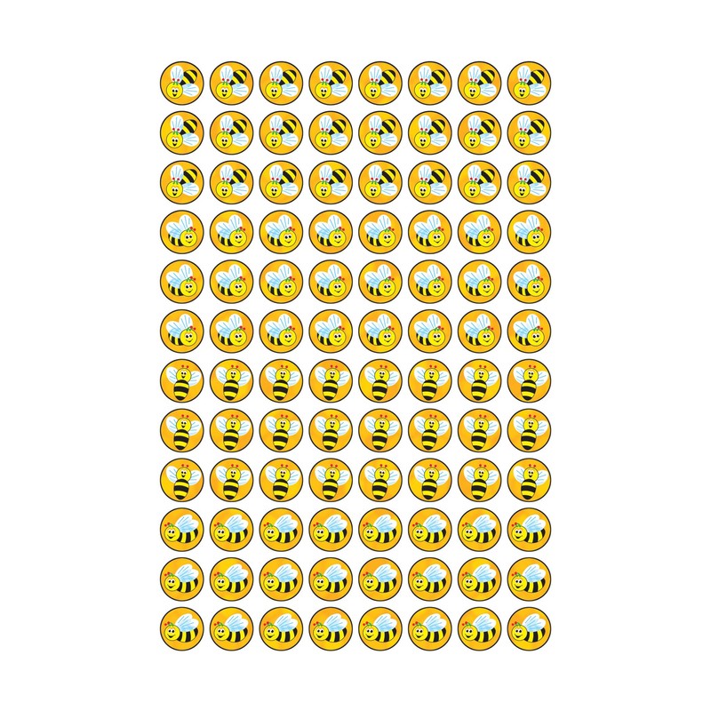 TREND enterprises, Inc. Bees Buzz superSpots Stickers, 800 ct