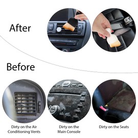 cobee 3er Pack weiche Auto Innenraum Detailbürste, Keine Kratzer Auto Reinigungsbürste Auto Innenraum Reinigung Auto Armaturenbrett Staubwedel Bürste Auto Innenraum Reinigungswerkzeug (Stil B)