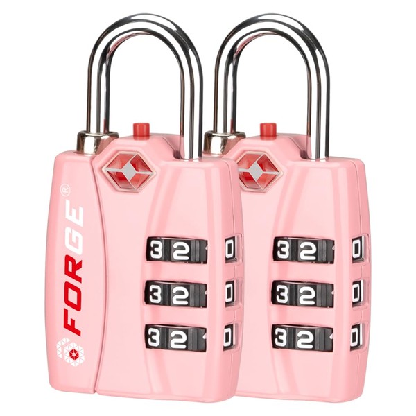 Forge Luggage Locks TSA Approved Luggage Locks, Small TSA Locks