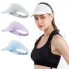 3Pcs Hats for Women Sun Visor Quick Dry Hats Sports