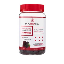 PROBIOTIX, Gummies, 3 Millones de Probióticos, Suplemento Alimenticio, Equilibra el Sistema Digestivo, 60 Gomitas                                     